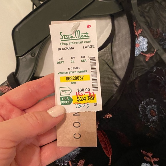 NWT Ladies L Como Vintage Top - Picture 4 of 4